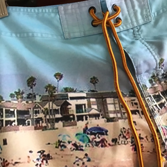 Mens Paradise City Oceanside Swim Trunks Size Small, Size 34 - Picture 11 of 12